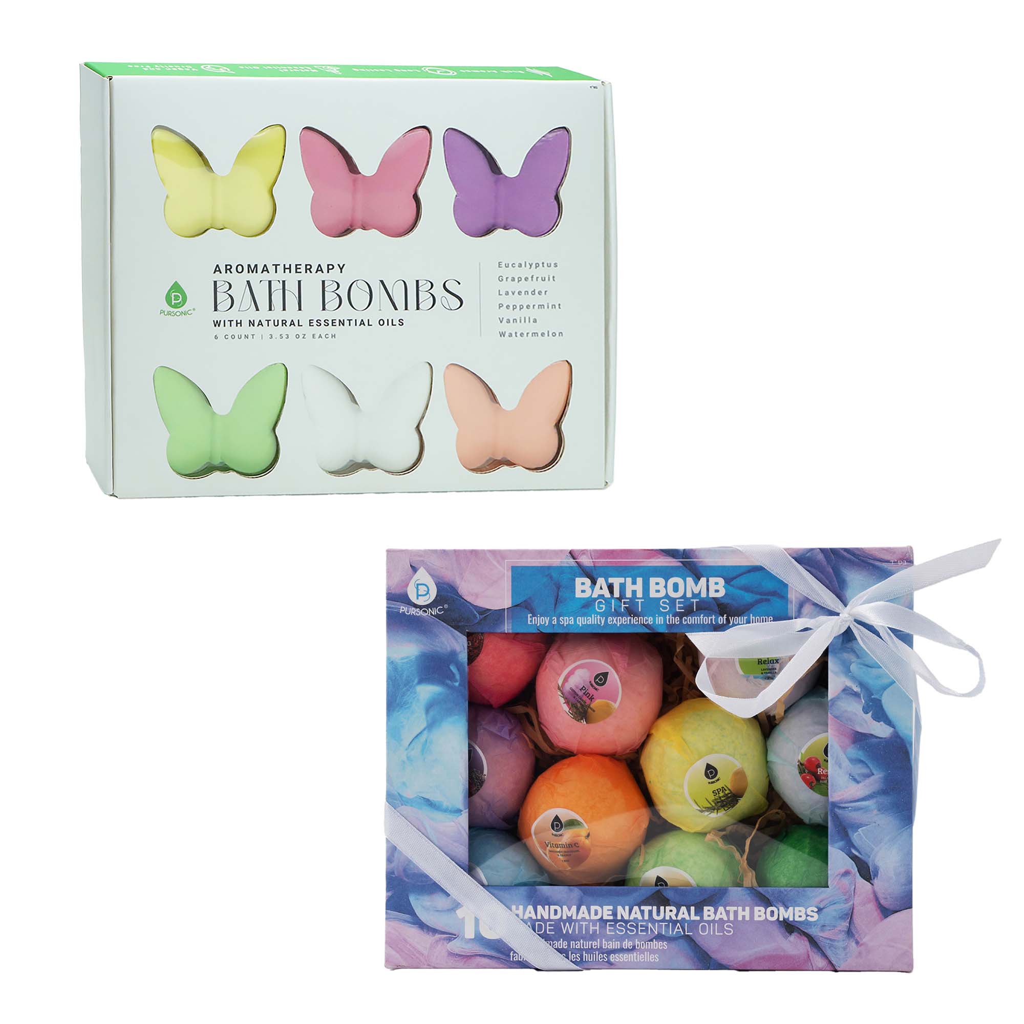 Aromatherapy Bath Bomb Collection – Luxury Spa‑Grade Butterfly & Botanical Bomb Set $49.99