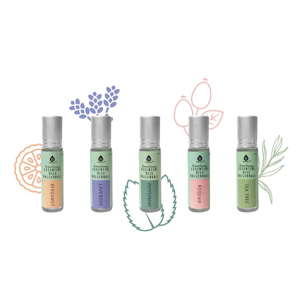 Aromatherapy Essential Oil Rollerball Set — 5‑Pack Pure Wellness Blends for Relaxation, Focus & Daily Balance - Day And Night Shopping