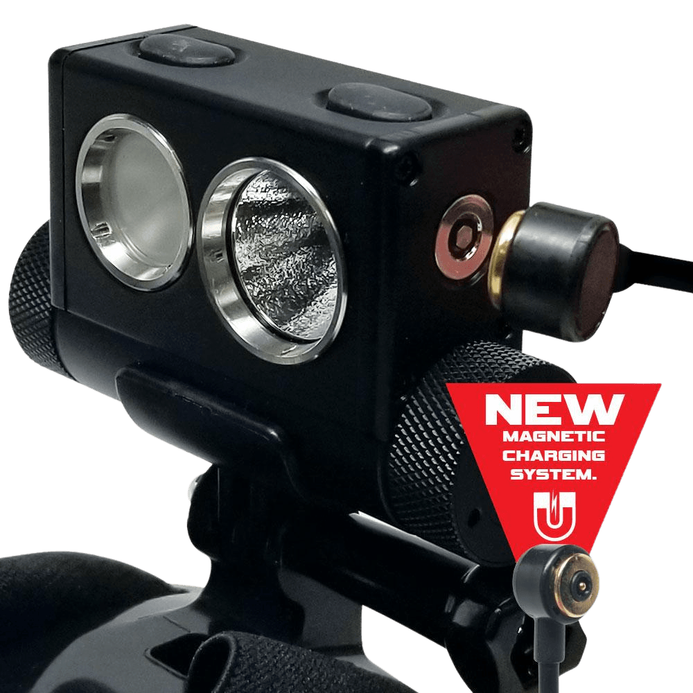 Explorer HL‑10 Tactical Headlamp — 2,550‑Lumen White/Red/IR Beam with Magnetic Charging & GoPro‑Compatible J‑Hook Mount - Day And Night Shopping