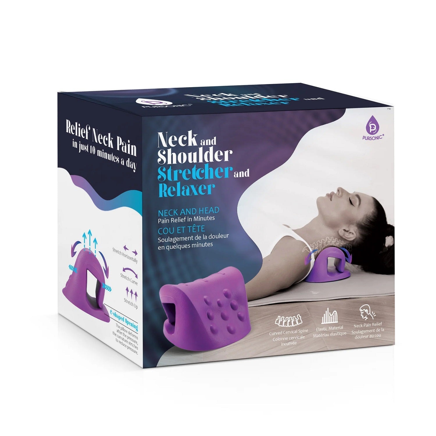 Ergonomic Neck & Shoulder Stretcher – 10‑Minute Daily Cervical Relief $24.99