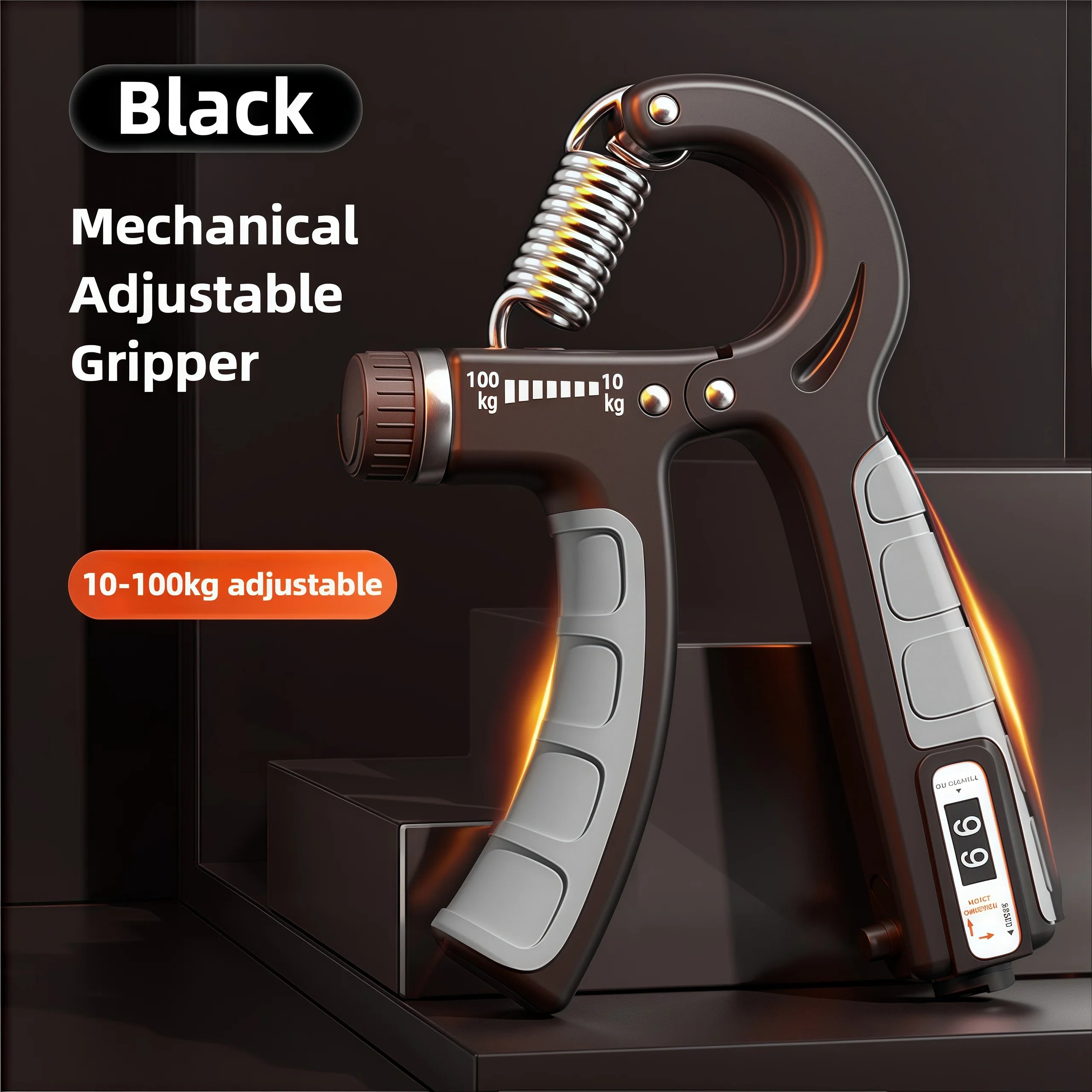 Ergonomic Adjustable Hand Grip Strengthener – Wrist & Forearm Trainer for Muscle Building & Recovery  $11.99