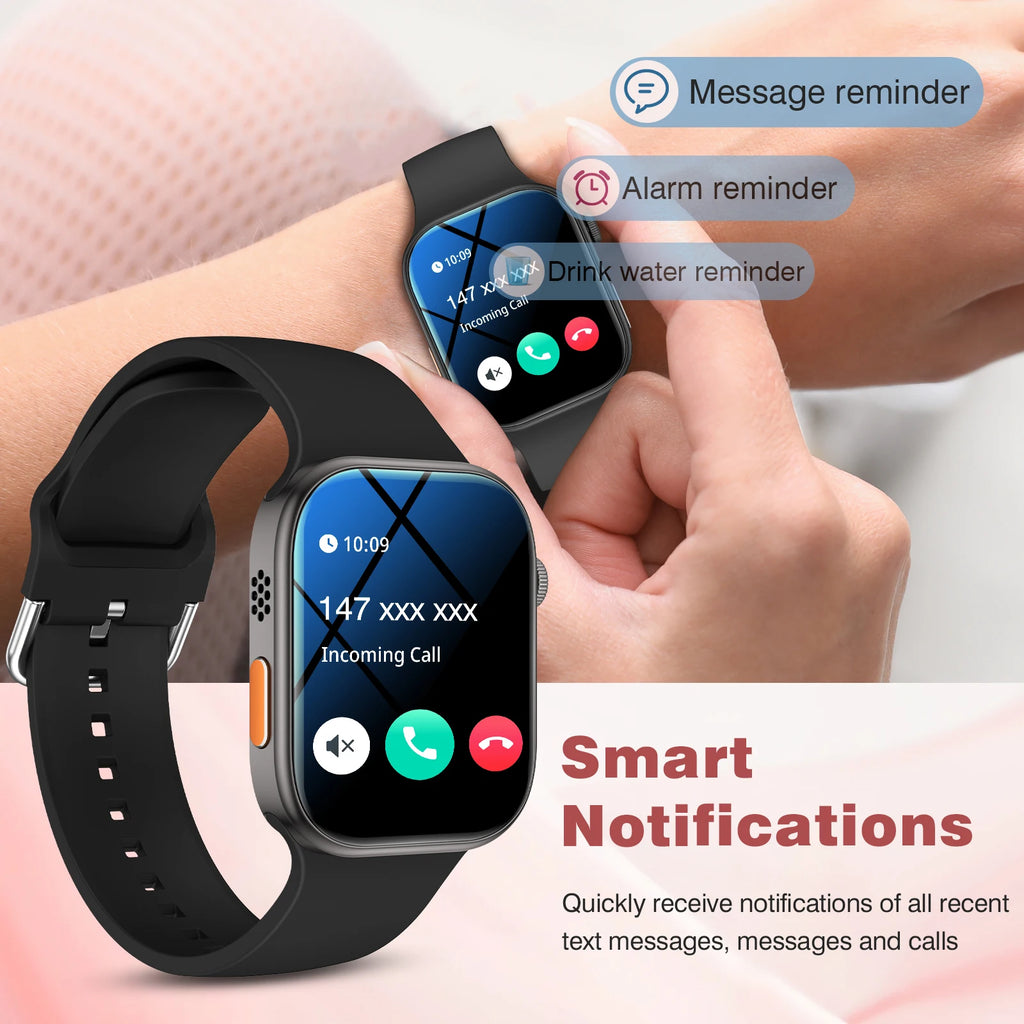 SmartFit™ Call‑Ready Smartwatch — Customizable Dial, Full‑Touch Display & Multi‑Sport Tracking  $24.99