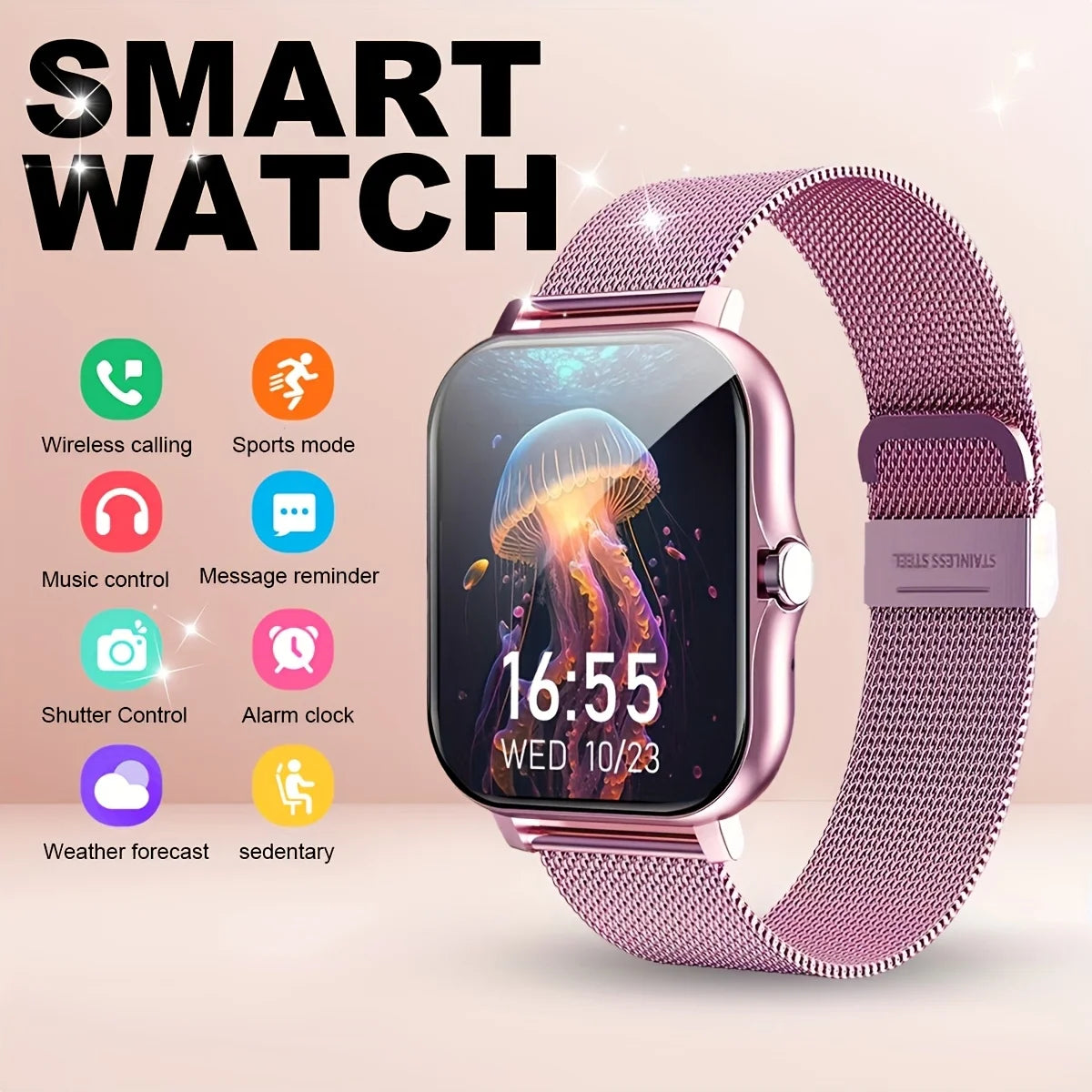 SmartPulse™ Y13 Bluetooth Calling Smartwatch — 1.83" OLED Display, Fitness Tracking & All‑Day Health Monitoring  $34.99-$39.99