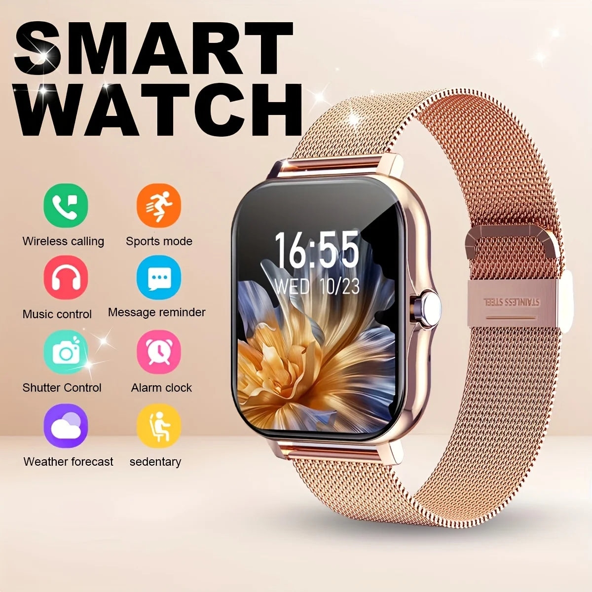 SmartPulse™ Y13 Bluetooth Calling Smartwatch — 1.83" OLED Display, Fitness Tracking & All‑Day Health Monitoring  $34.99-$39.99