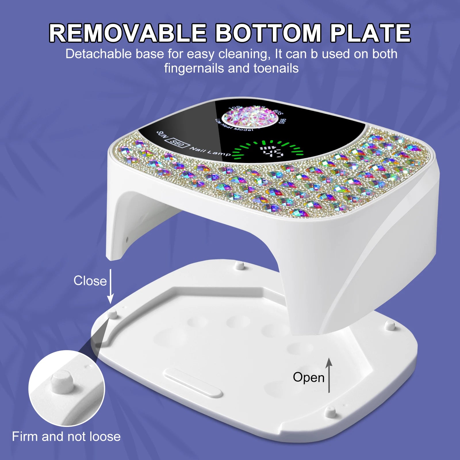 36‑LED Professional UV/LED Nail Lamp – CE‑Certified Salon‑Quality Gel Polish Dryer with Automatic Sensor  $39.99