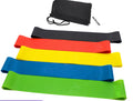 5‑Pack Yoga Fitness Rally Resistance Bands – Color‑Coded Loop Set for Strength, Toning & Flexibility Training $12.99