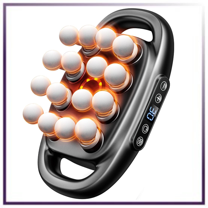 Multi‑Head Deep Tissue Massage Gun – 16‑Attachment Percussion Recovery System $64.99